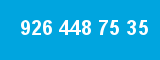 926 448 75 35 926 448 75 35